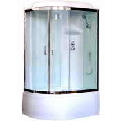 Душевая кабина Royal Bath B (белое/прозрачное) правая RB8120BK6-WT-CH-R